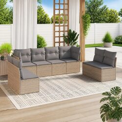 Your Perfect 8-Piece Outdoor Sofa Set Awaits You