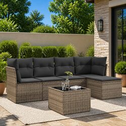 Friendly 6-Piece Outdoor Sofa Set for Your Home