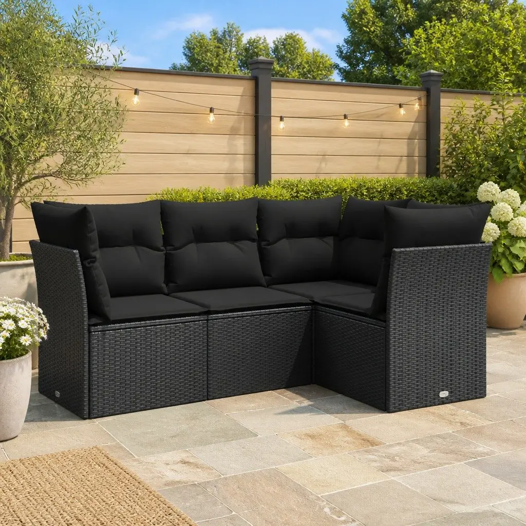 4 Piece Garden Sofa Set