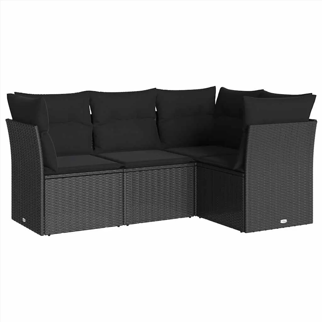 4 Piece Garden Sofa Set