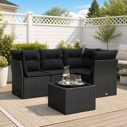 Friendly 5-Piece Outdoor Sofa Set to Brighten Your Space