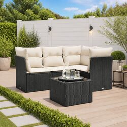 5-Piece Garden Sofa Set with Cushions for Your Patio