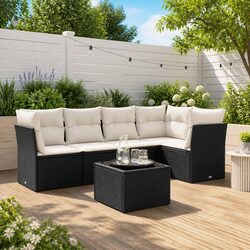 Your Perfect Outdoor Companion: 6-Piece Garden Sofa Set