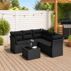 Explore Comfort with 6 Piece Garden Sofa Set Designed for You
