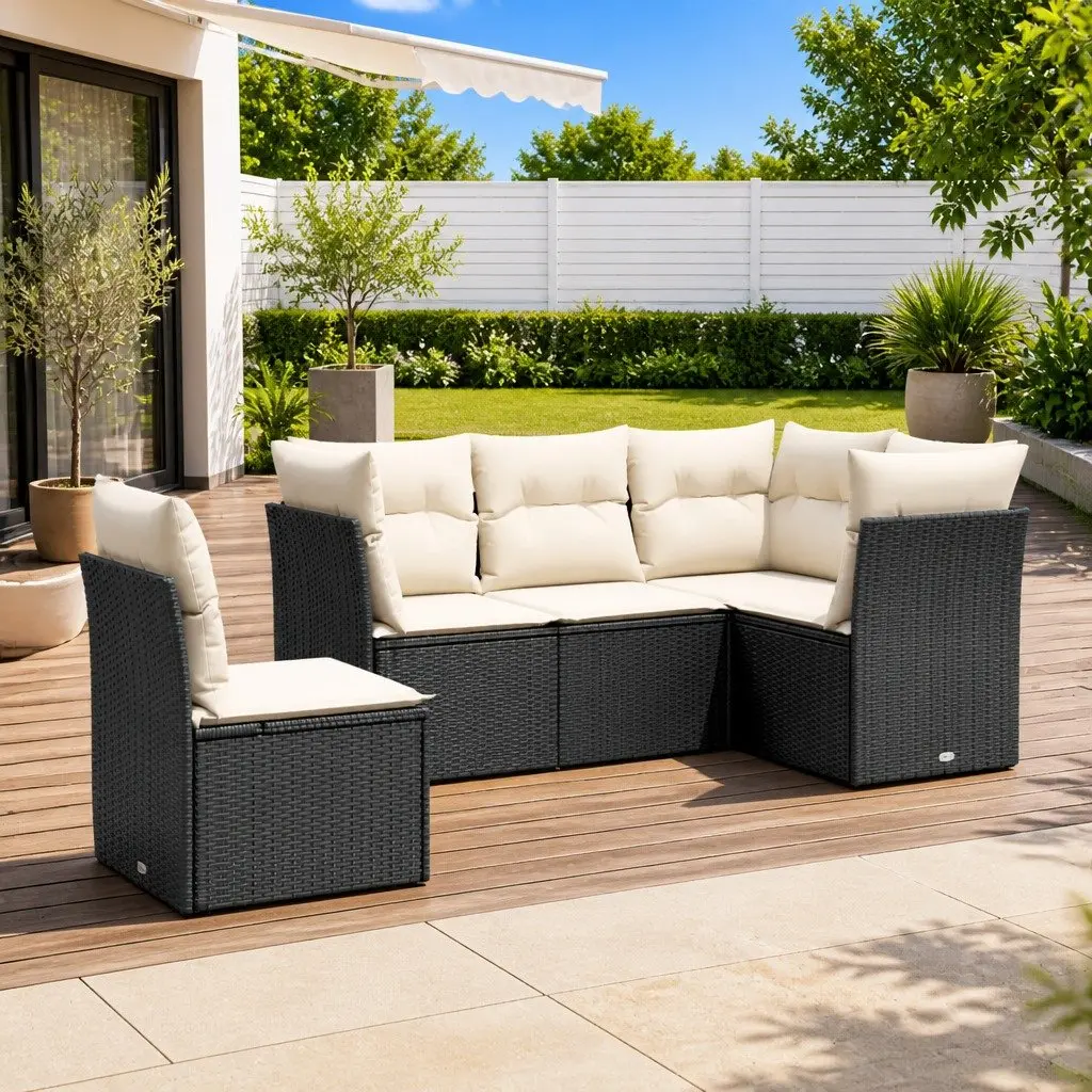 5 Piece Garden Sofa Set