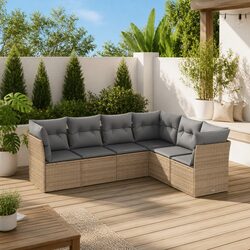 Your New 6-Piece Garden Sofa Set Awaits You