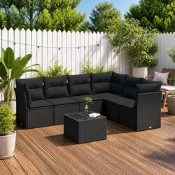 Your Friendly 7 Piece Garden Sofa Set with Storage