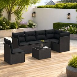 Your New 7 Piece Garden Sofa Set Awaits You!