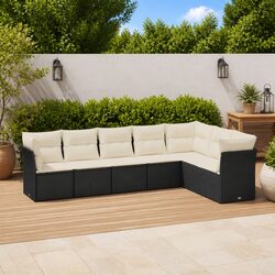 Enjoy Your Outdoor Time with Our 7 Piece Sofa Set