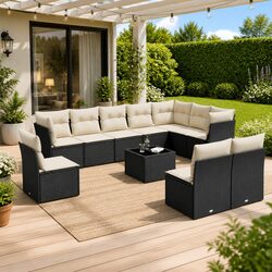 Make Your Patio Welcoming with 11 Piece Sofa Set