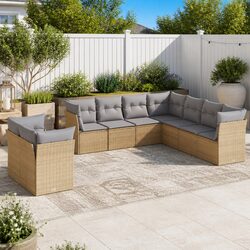 Comfortable 9-Piece Garden Sofa Set for You
