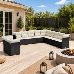 You’ll Love This 11-Piece Modular Garden Sofa Set
