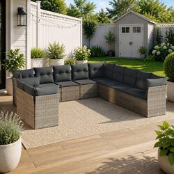 Your Outdoor Haven Awaits with This 11 Piece Sofa Set