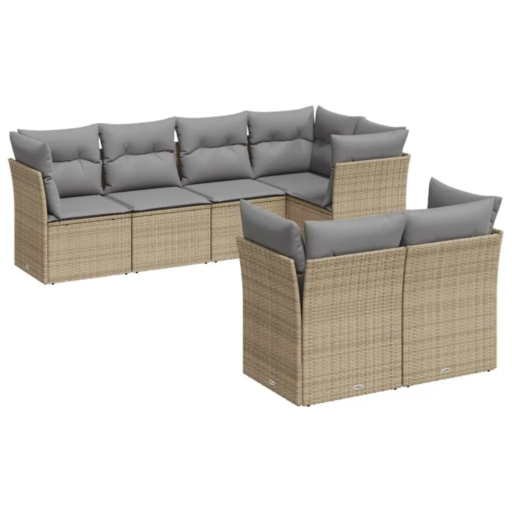 7 Piece Garden Sofa Set for Outdoor Gatherings