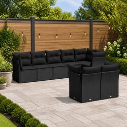 Enjoy the Outdoors with This 8 Piece Garden Sofa Set