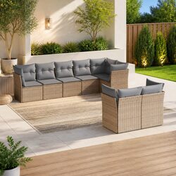 Create a Cozy Outdoor Space with 8-Piece Sofa Set
