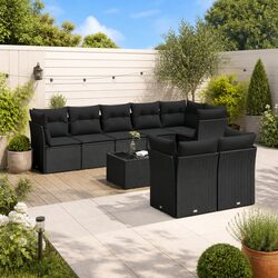 Your New 9-Piece Garden Sofa Set Awaits