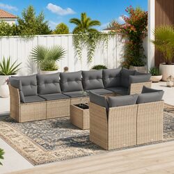 Your Ideal 9-Piece Outdoor Sofa Set Awaits