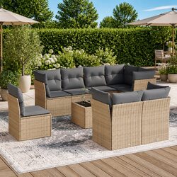 Create Your Cozy Outdoor Retreat with 9 Piece Sofa Set