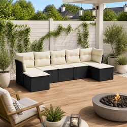 Enjoy Your Outdoors with This 7 Piece Sofa Set