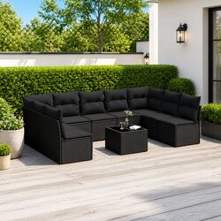 Create Your Dream Outdoor Space with a 10-Piece Sofa Set