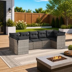 Your Ideal 7 Piece Modular Garden Sofa Set
