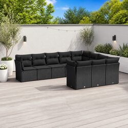 Friendly 10-Piece Outdoor Sofa Set for Your Backyard