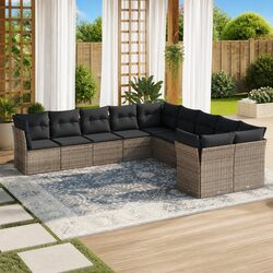 Make Your Outdoor Area Inviting with a 10 Piece Sofa Set