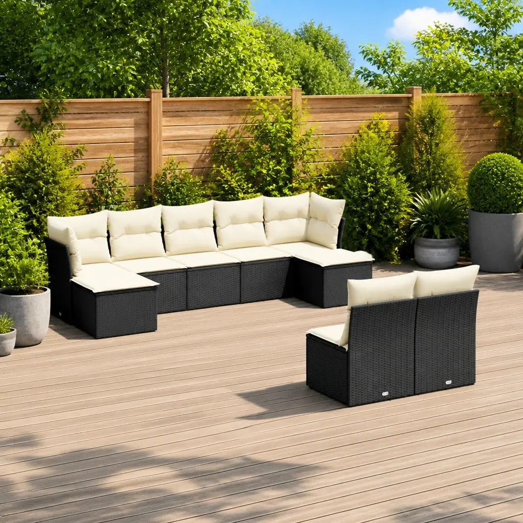 9-Piece Garden Sofa Set for Relaxing
