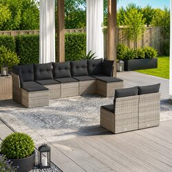Your Perfect 9-Piece Grey Sofa Set for Outdoor Relaxation