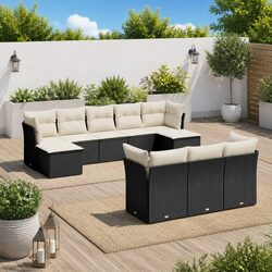 Friendly 10-Piece Garden Sofa Set for Your Patio