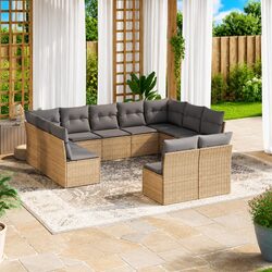 Your Friendly 11-Piece Outdoor Sofa Set Awaits