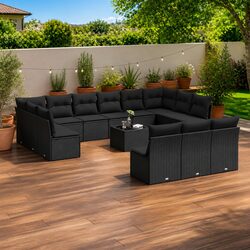 Your New 14 Piece Garden Sofa Set Awaits