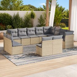 Your Ideal 12-Piece Outdoor Sofa Set Awaits You