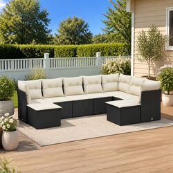 Create a Cozy Outdoor Space with 9 Piece Sofa Set