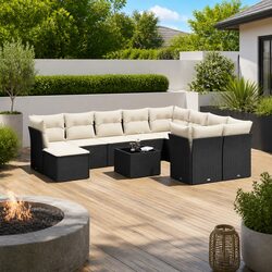 Your Outdoor Companion: 11-Piece Garden Sofa Set