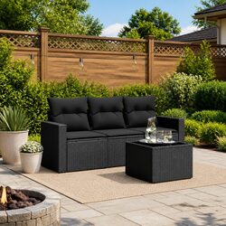 Your Perfect Outdoor Companion: 4-Piece Sofa Set