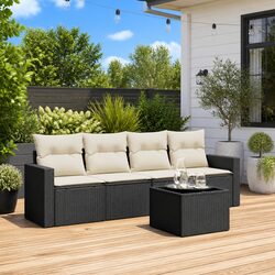 Create Your Outdoor Oasis with a 5 Piece Sofa Set
