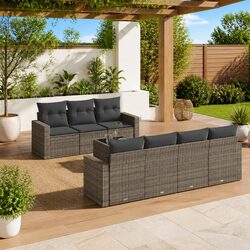 Your Outdoor Haven: 8 Piece Garden Sofa Set