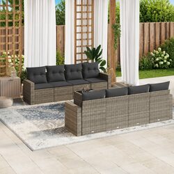 Your 9 Piece Grey Garden Sofa Set for Relaxation