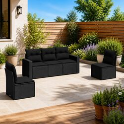 Your New 5-Piece Outdoor Sectional Sofa Set Awaits