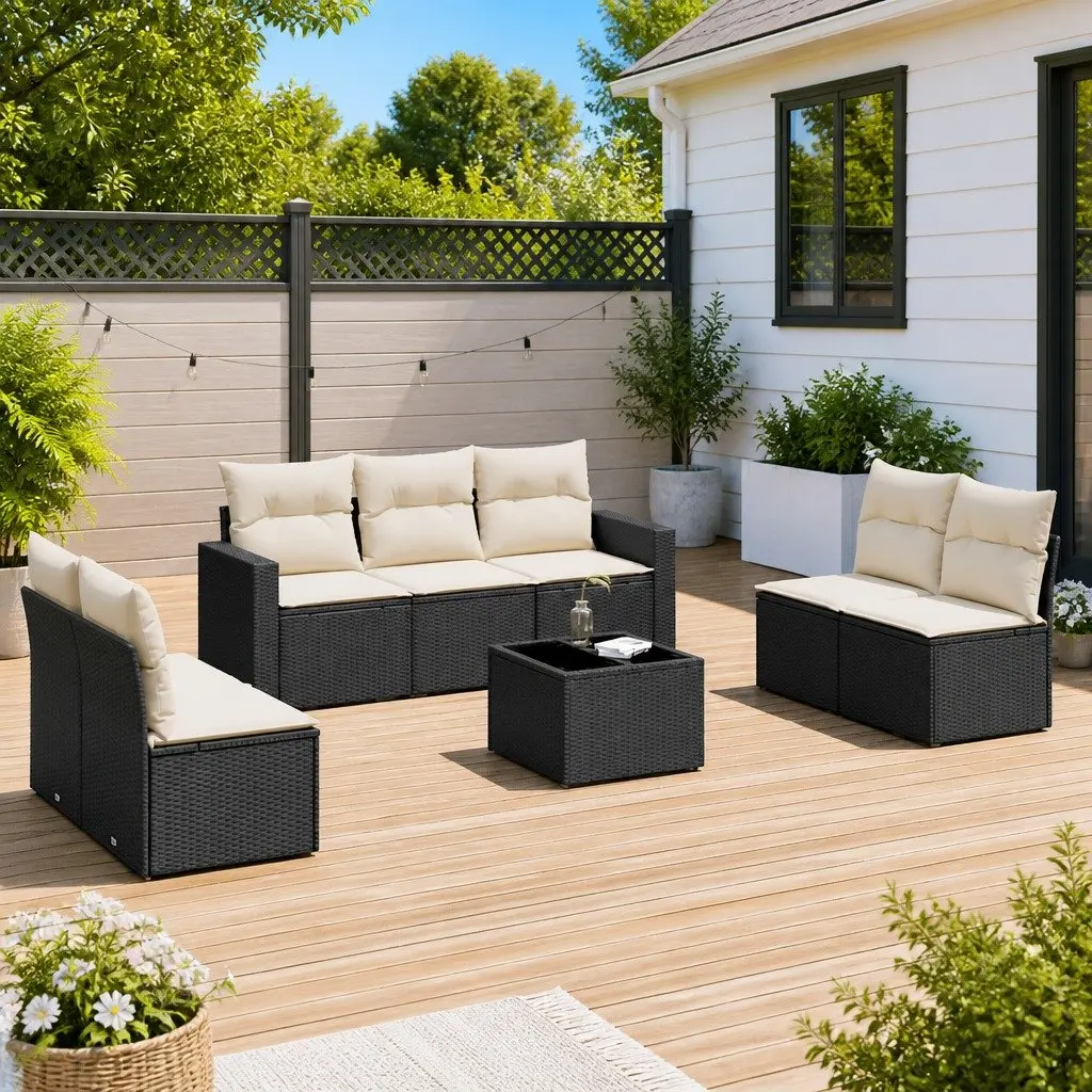 8-Piece Sectional Sofa Set for Outdoors