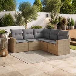 Friendly 5-Piece Outdoor Sectional Sofa for Your Patio
