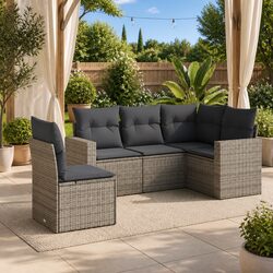 Your Outdoor Retreat: 5-Piece Sectional Sofa Set