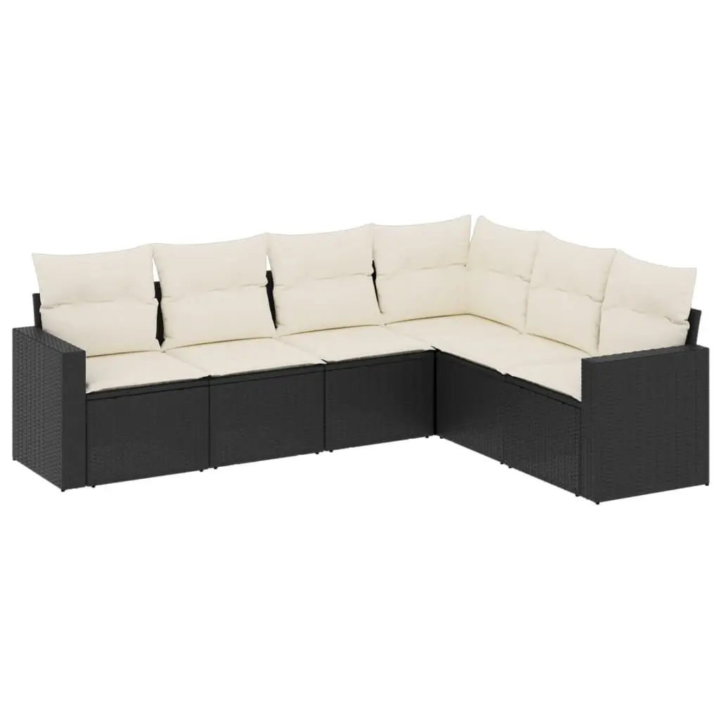 6 Piece Outdoor Garden Sofa Set