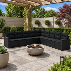Create Your Ideal Outdoor Space with a 10-Piece Sofa Set
