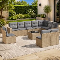Make Your Outdoor Space Inviting with This 11-Piece Sofa Set
