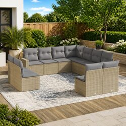 Enjoy Your Outdoors with Our 11-Piece Sofa Set