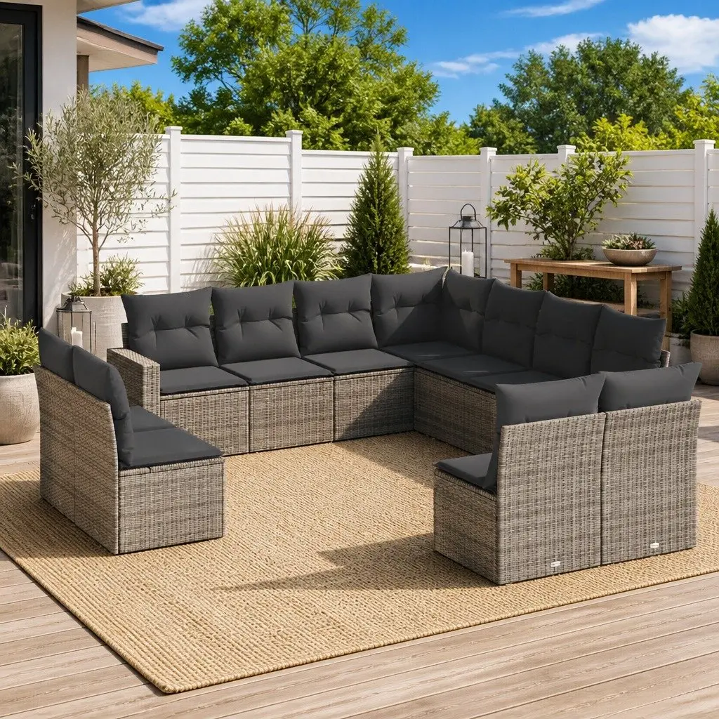 11-Piece Outdoor Sectional Set