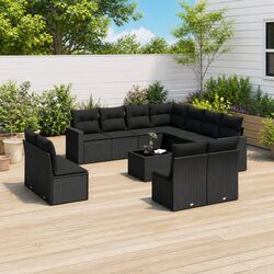 Friendly 12 Piece Outdoor Sofa Set for Relaxation